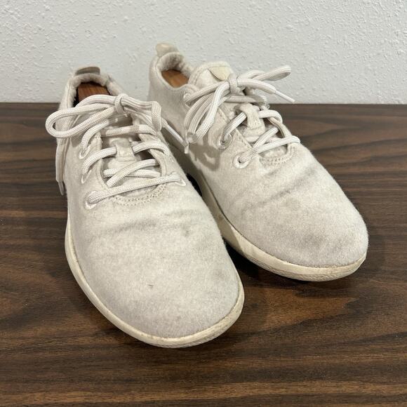 allbirds Shoes - Allbirds Wool Runners Natural White Womens Size 9 Running Walking Shoes Sneakers